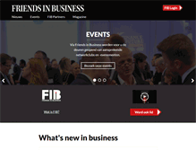 Tablet Screenshot of friendsinbusiness.nl